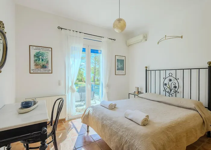 Lefka Stunning Seaside In Corfu With Private Gardens Villa *