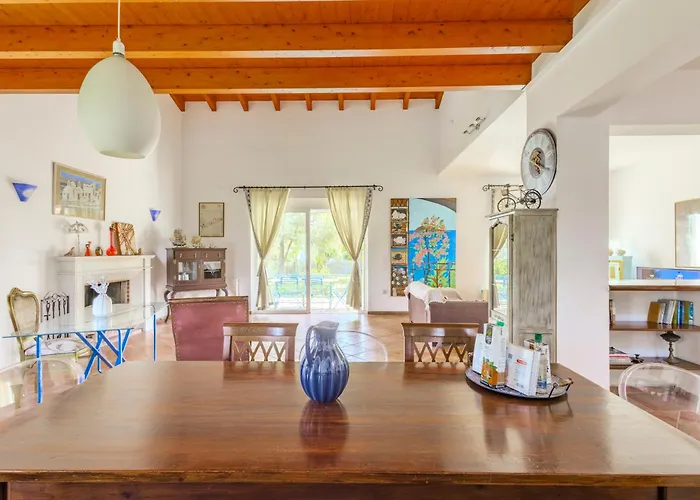 Lefka Stunning Seaside In Corfu With Private Gardens Villa *