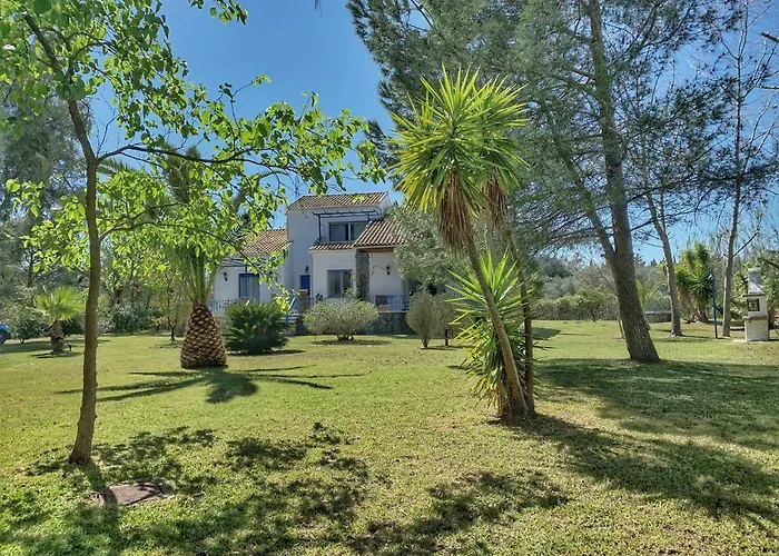 Lefka Stunning Seaside In Corfu With Private Gardens Villa *